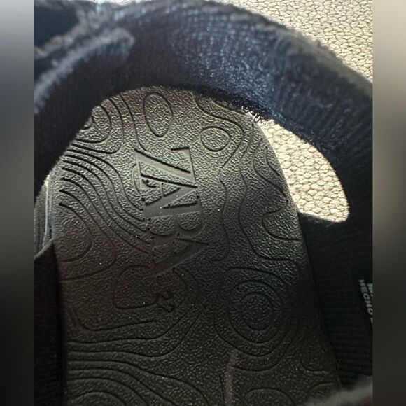 Zara Toddler Black Velcro Technical Sandals Size 22 / 6.5 US - Picture 2 of 6